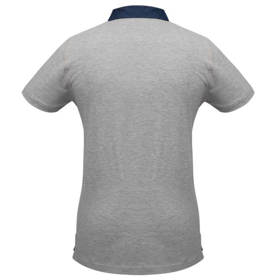 Рубашка поло мужская DNM Forward серый меланж, размер S