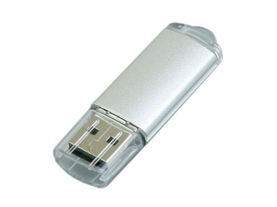 USB 2.0- флешка на 32 Гб с прозрачным колпачком