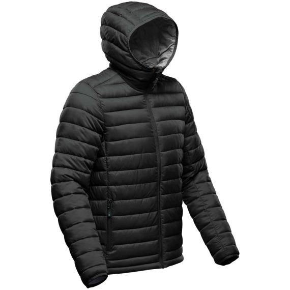 Куртка компактная мужская Stavanger черная с серым, размер XXL