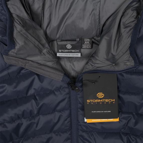 Куртка компактная мужская Stavanger черная с серым, размер XL