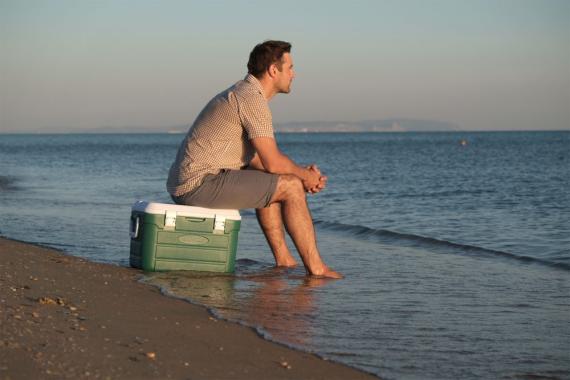 Изотермический контейнер «Арктика», M, бирюзовый