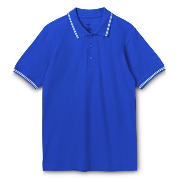 Рубашка поло Virma Stripes, ярко-синяя, размер L