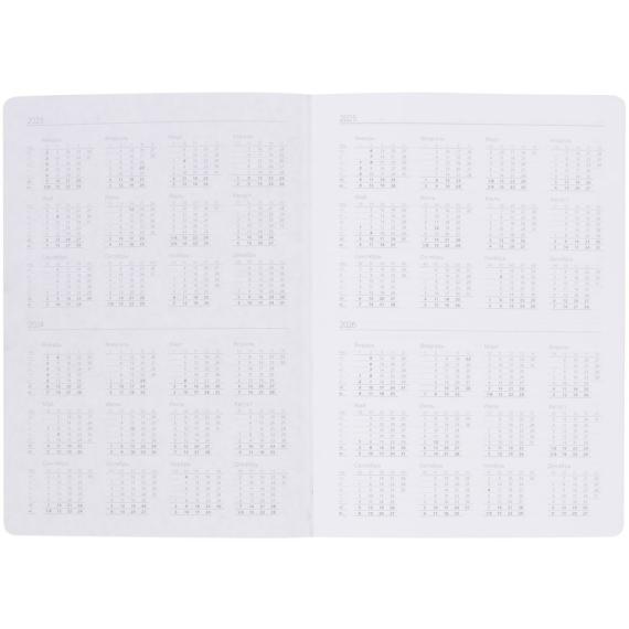 Ежедневник Frame, недатированный, зеленый с серым