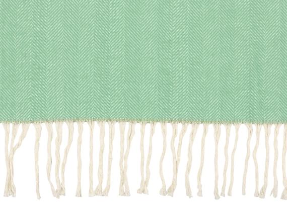 Плед «Ёлочка» из натурального хлопка