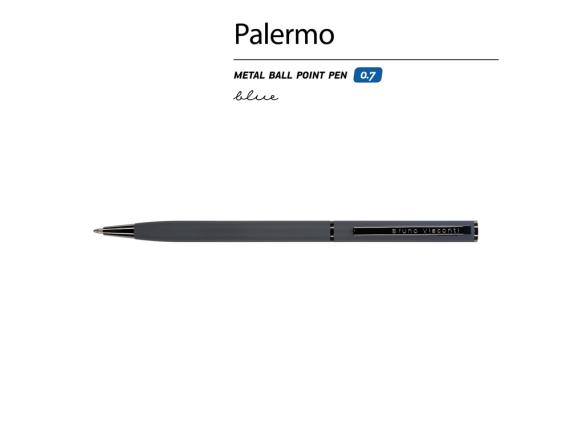 Ручка металлическая шариковая «Palermo», софт-тач