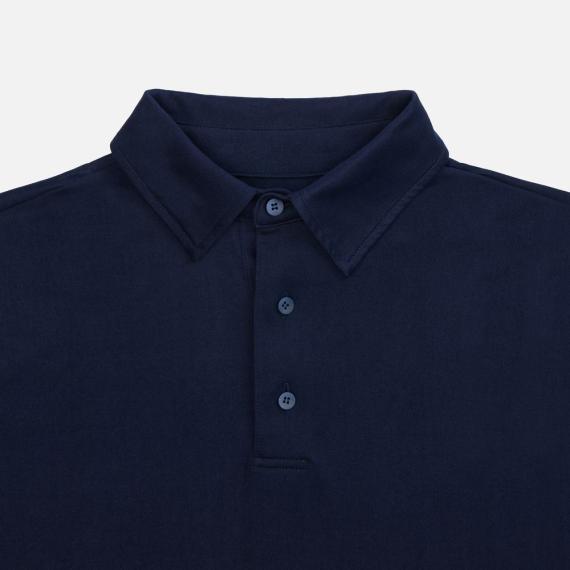 Рубашка поло унисекс Senti, темно-синяя, размер S