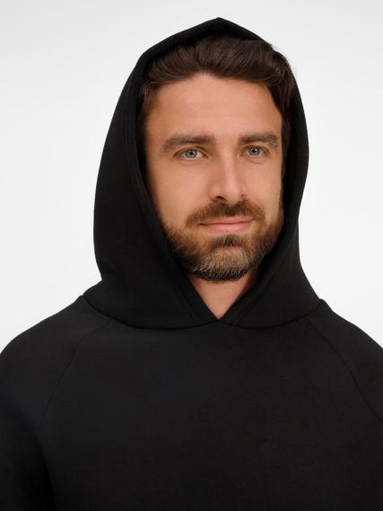 Худи унисекс оверсайз Easy Street, черное, размер XL/XXL
