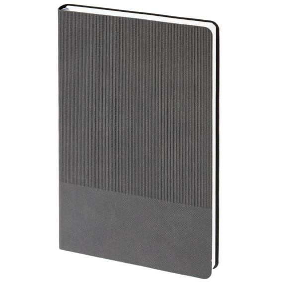 Ежедневник Knit, недатированный, темно-серый