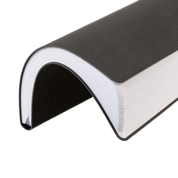 Ежедневник Knit, недатированный, темно-серый