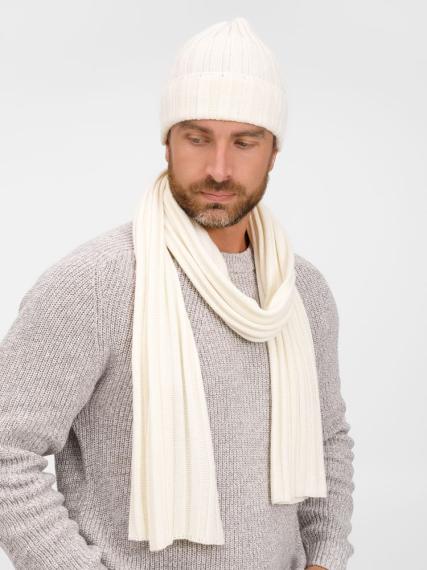 Шарф Metelitsa, белый (молочный)