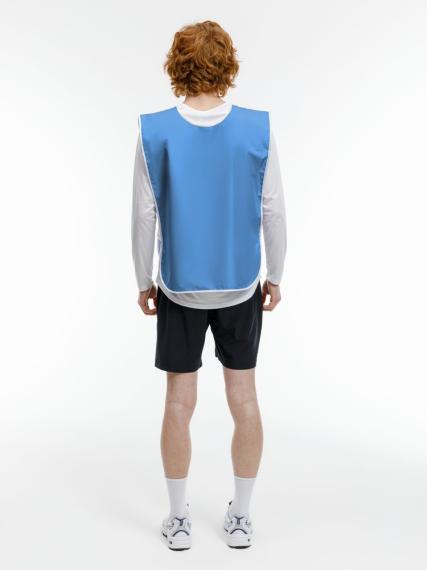 Манишка Member, голубая с белым