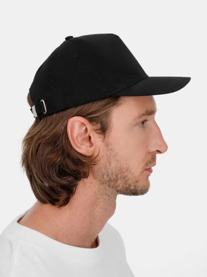 Бейсболка Long Beach, черная