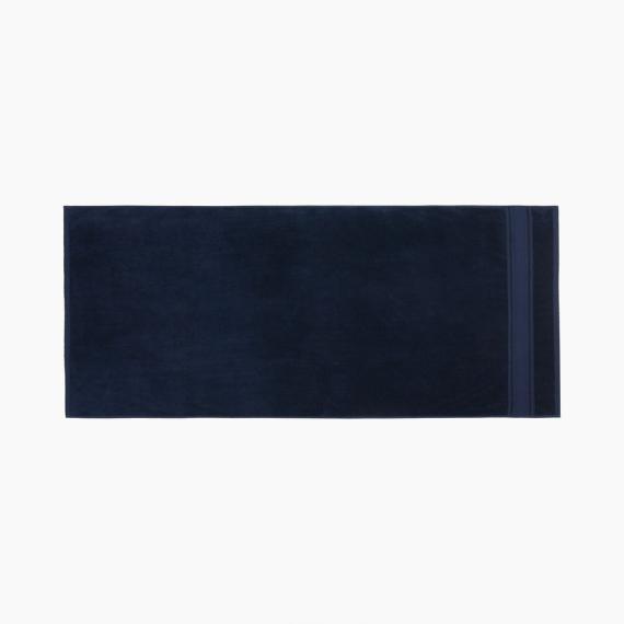 Полотенце махровое Terrychic, среднее, темно-синее