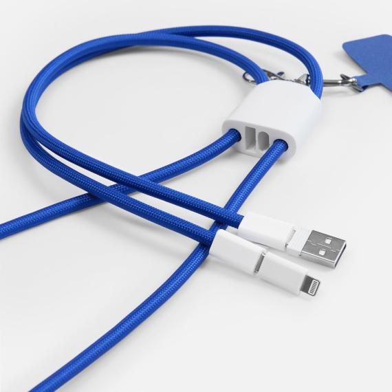 Кабель-ланьярд energyFlex Pro, синий