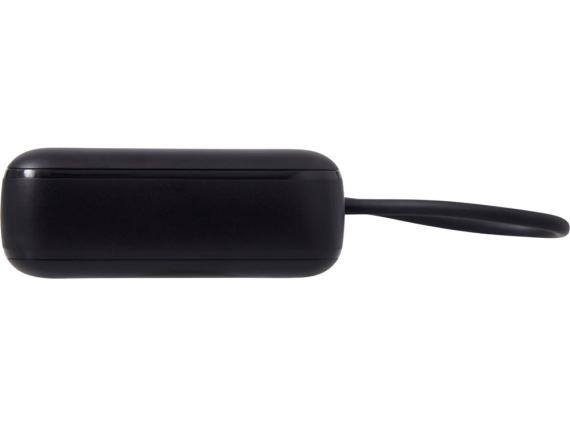 Внешний аккумулятор со встроенным кабелем «Liri», QC/PD, 10000 мАч