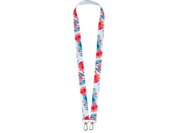 Ланъярд под сублимацию с 2-мя карабинами, 2 см