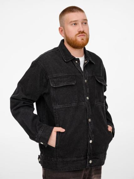 Куртка джинсовая O2, голубая, размер XL/XXL