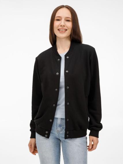 Бомбер унисекс Nuppu, черный, размер M