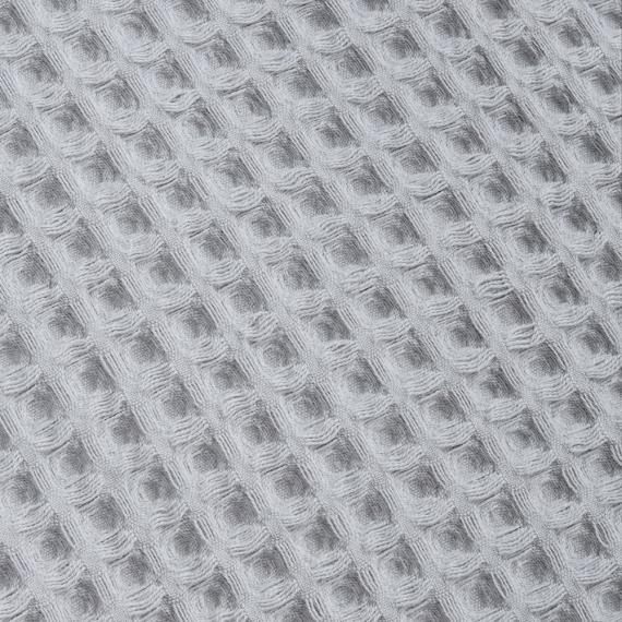 Плед вафельный Elenglect, светло-серый