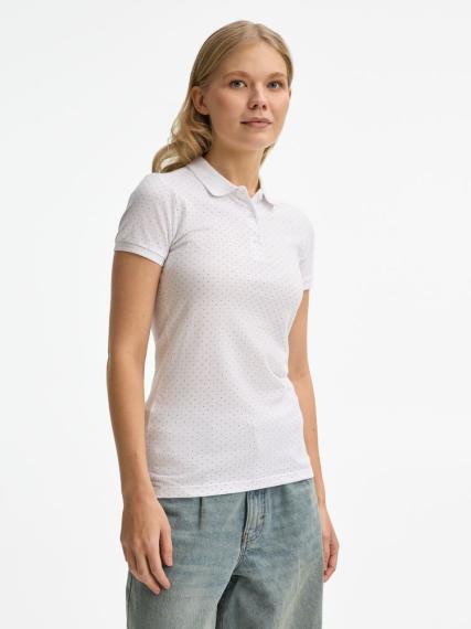 Рубашка поло женская Brandy Women белый/темно-синий, размер M