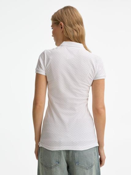 Рубашка поло женская Brandy Women белый/темно-синий, размер M