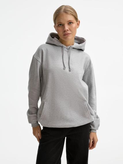 Худи унисекс Condor, серый меланж, размер 5XL