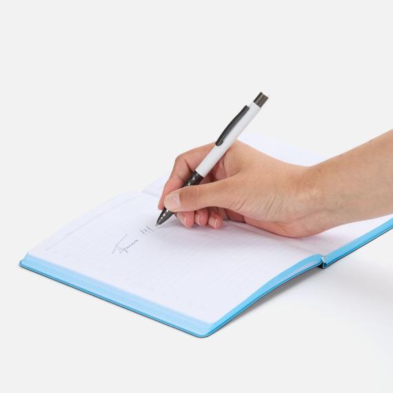 Ручка шариковая со стилусом Digit Soft Touch, белая