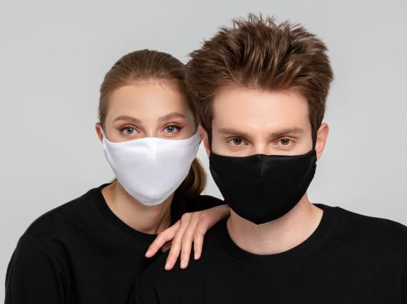 Маска для лица, белая