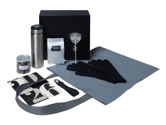 Подарочный набор «Re:Breathe» с перчатками, термосом и чаем
