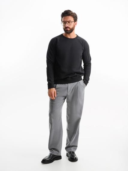 Свитшот унисекс Space, черный, размер S