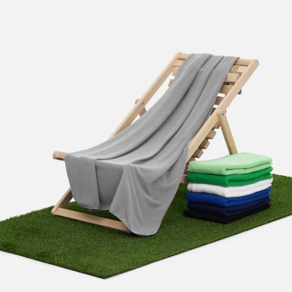 Флисовый плед Warm&Peace XL, серый