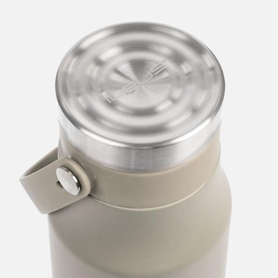 Термобутылка Tateyama, серо-бежевая