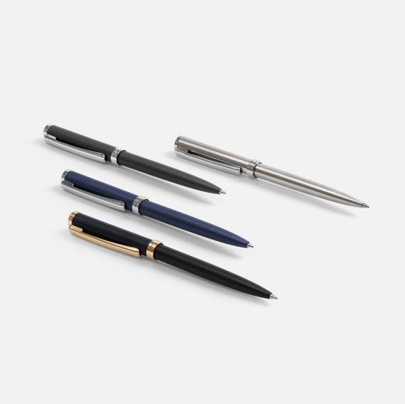 Ручка шариковая Delgado, серебристая