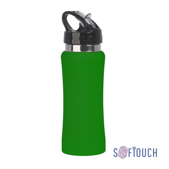 Бутылка для воды "Индиана" 0,6 л., покрытие soft touch