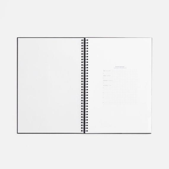 Ежедневник Notera Maxi, недатированный, синий