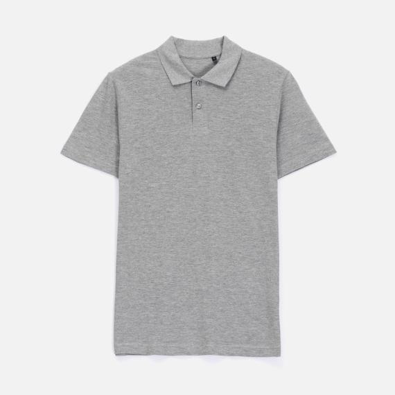 Рубашка поло унисекс Pulse, серый меланж, размер S