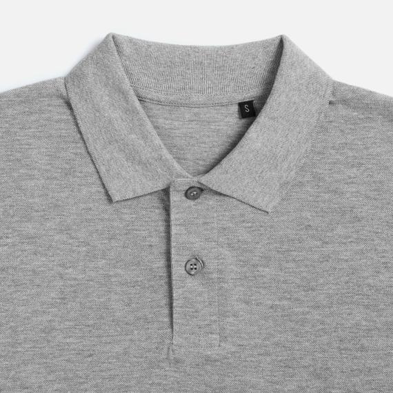 Рубашка поло унисекс Pulse, серый меланж, размер XL