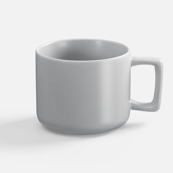 Чашка Jumbo в коробке матовая, светло-серая