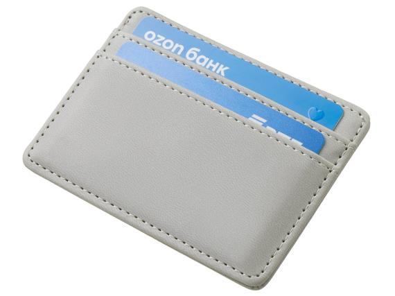 Картхолдер для двух карт и наличных денег с зажимом «Crave»