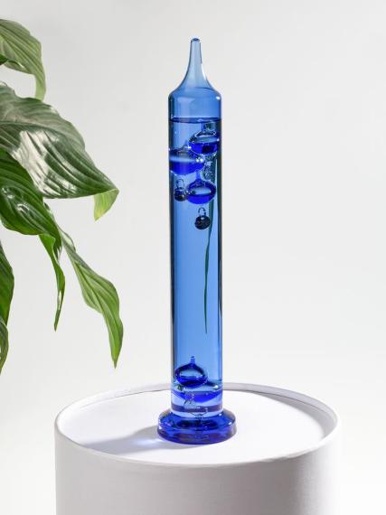 Термометр стеклянный «Галилео», голубой