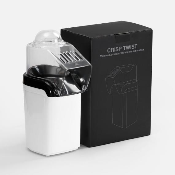 Машина для приготовления попкорна Crisp Twist, белая