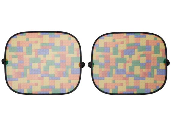 Комплект из 2-х автомобильных солнцезащитных экранов с возможностью полноцветной печати