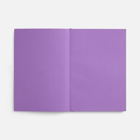 Ежедневник Flat, недатированный, фиолетовый, ver.2