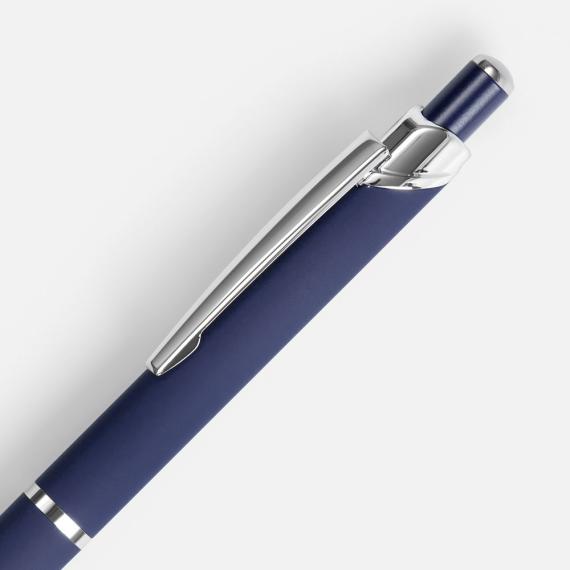 Ручка шариковая Chromos Soft Touch, синяя