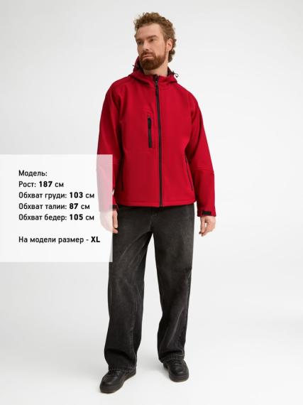 Куртка мужская с капюшоном Replay Men красная, размер XXL