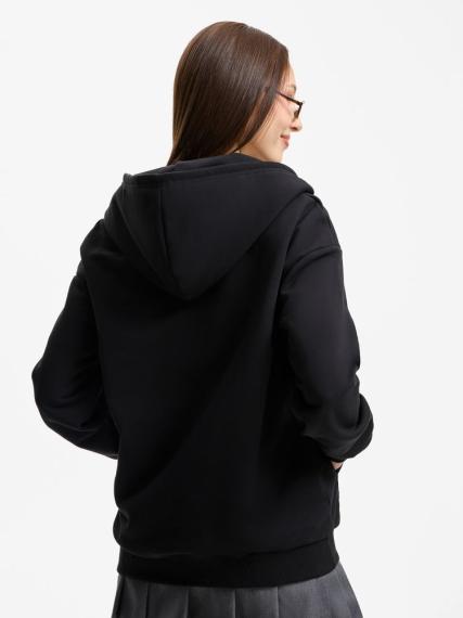 Толстовка унисекс оверсайз Sartoro, черная, размер XS/S