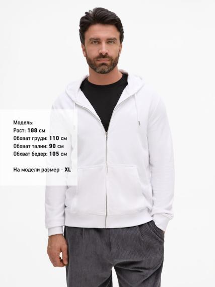 Толстовка унисекс Calipso, белая, размер S