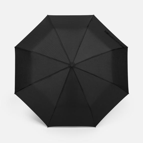 Зонт складной Smooth Move с плавным закрытием, черный