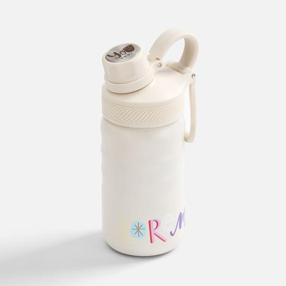 Термобутылка Fujisan 2.0, белая (молочная)