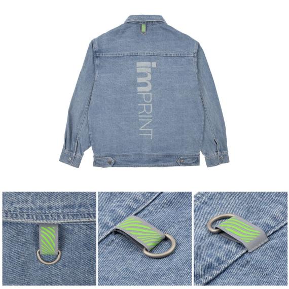 Куртка джинсовая O2, голубая, размер XS/S